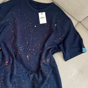 SPLASH ART NAVY T-SHIRT