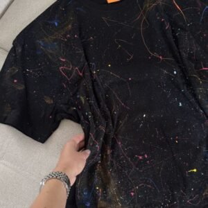 SPLASH ART BLACK T-SHIRT